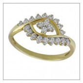 Designer Ring with Certified Diamonds In 18k Gold - LR0112R